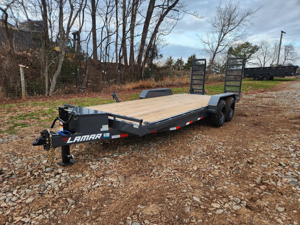 2026 Lamar 83x20 16k Equipment Hauler W/ Toolbox and Stand-Up Ramps