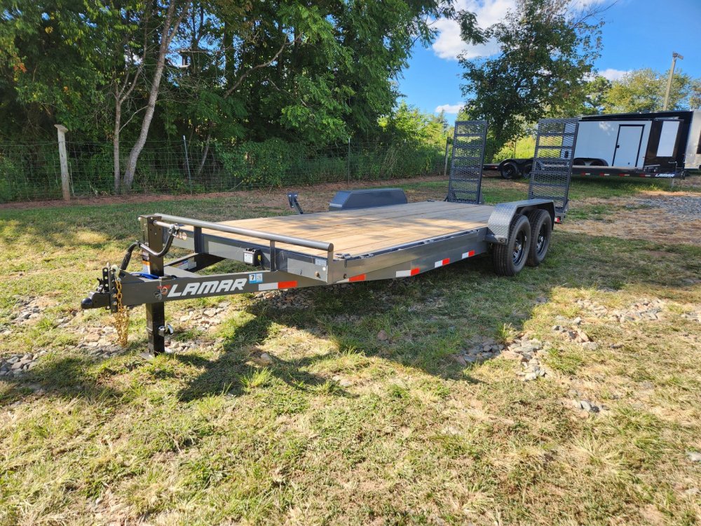 2026 Lamar Trailers 83x20 14k Equipment Hauler w/ Stand-Up Ramps