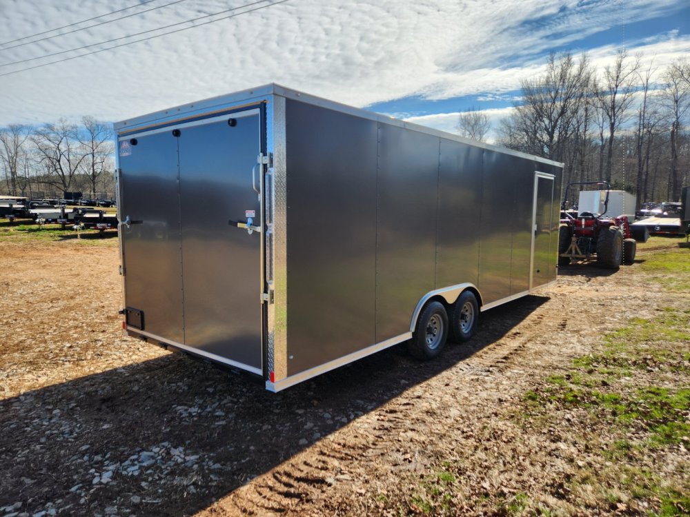 2026 Rock Solid Cargo 8.5x24 10k Enclosed w/ 7' Interior, Polycore Metal, Semi-Screwless Upgrade and