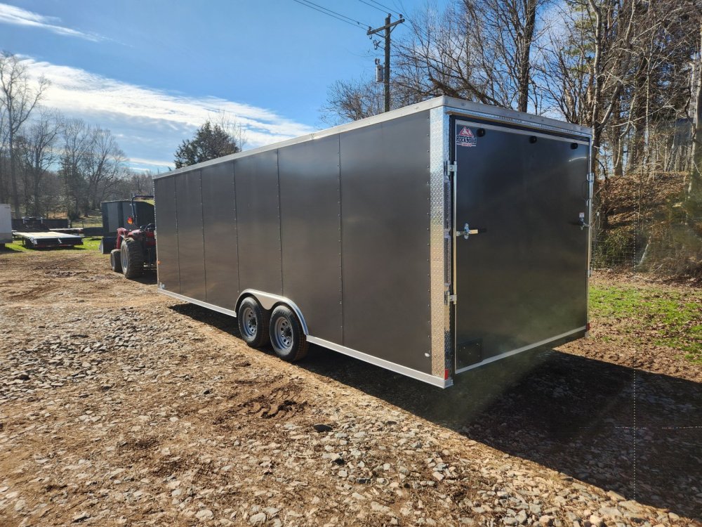 2026 Rock Solid Cargo 8.5x24 10k Enclosed w/ 7' Interior, Polycore Metal, Semi-Screwless Upgrade and