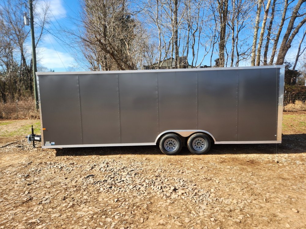 2026 Rock Solid Cargo 8.5x24 10k Enclosed w/ 7' Interior, Polycore Metal, Semi-Screwless Upgrade and