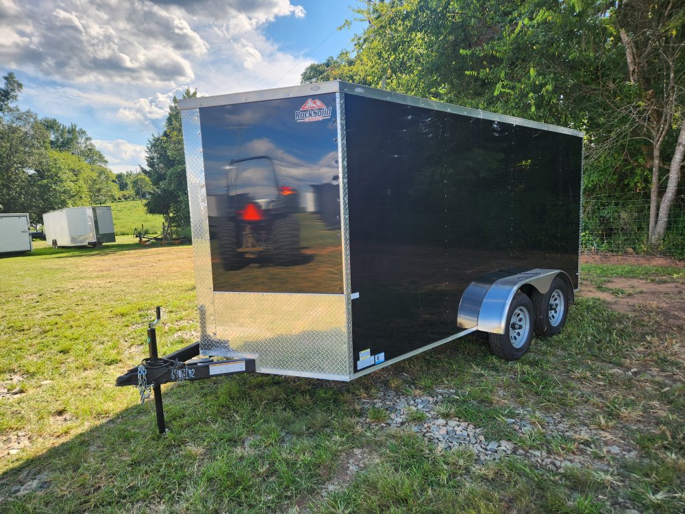 2026 Rock Solid Cargo 7X14 7K Enclosed w/ Semi-Screwless Upgrade and Polycore Metal Upgrade