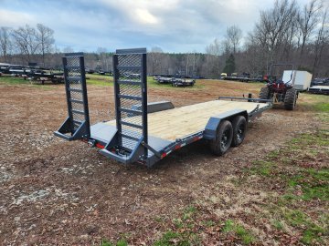 2026 Lamar 83X22 14K Equipment Hauler w/ Stand-Up Ramps