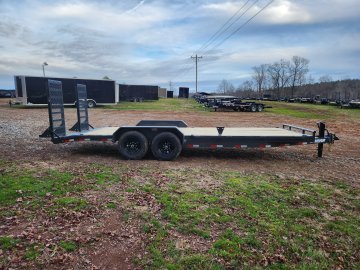 2026 Lamar 83X22 14K Equipment Hauler w/ Stand-Up Ramps