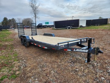 2026 Lamar 83X22 14K Equipment Hauler w/ Stand-Up Ramps