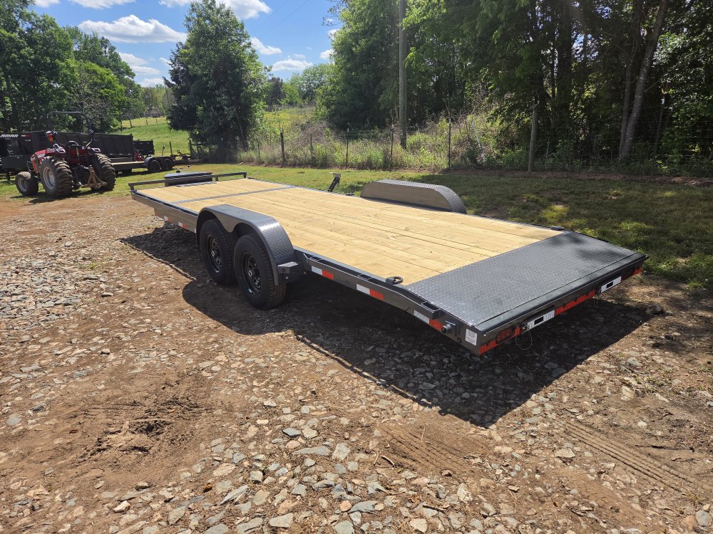 2026 Lamar 83x24 10k Car Hauler w/ Toolbox, Winch Plate and Rear Support Jacks