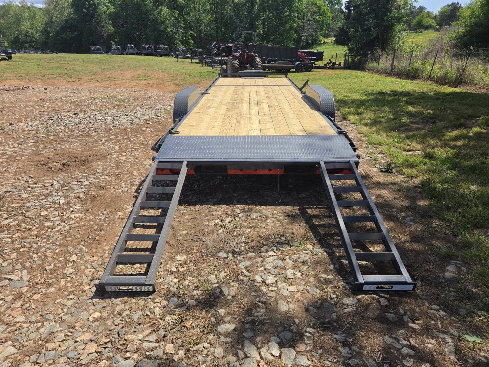 2026 Lamar 83x24 10k Car Hauler w/ Toolbox, Winch Plate and Rear Support Jacks