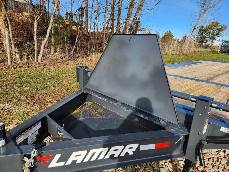 2025 Lamar 102x26 21k Deckover Tilt w/ Solar Charger and Winch Plate