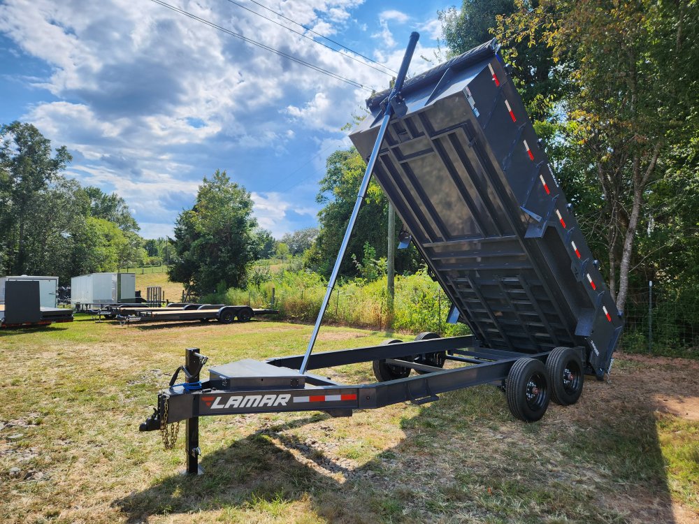 2026 Lamar 7X16 16K Telescopic Dump w/ 36" Sides