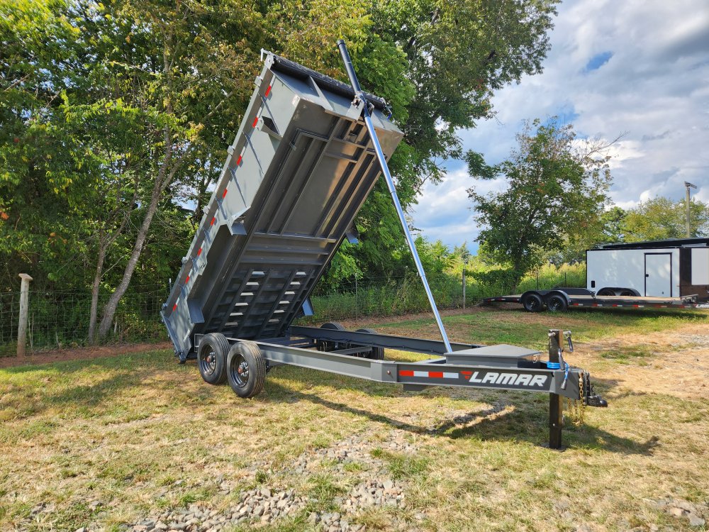 2026 Lamar 7X16 16K Telescopic Dump w/ 36" Sides