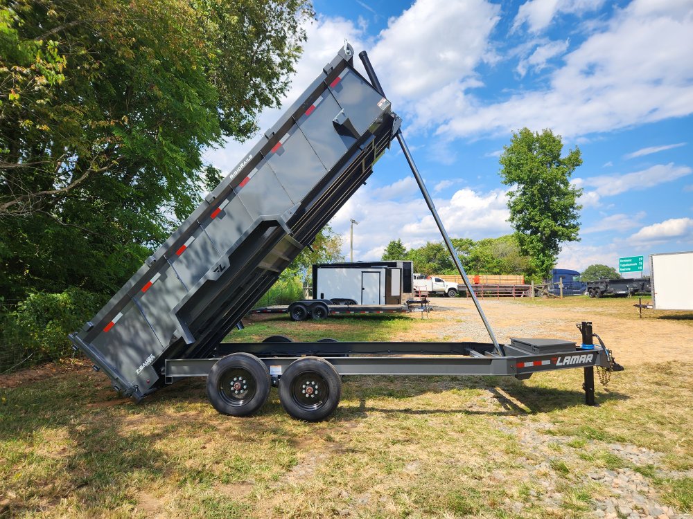 2026 Lamar 7X16 16K Telescopic Dump w/ 36" Sides