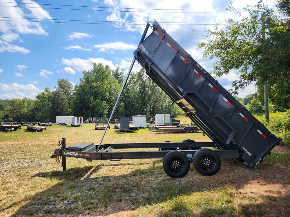 2026 Lamar 7X16 16K Telescopic Dump w/ 36" Sides