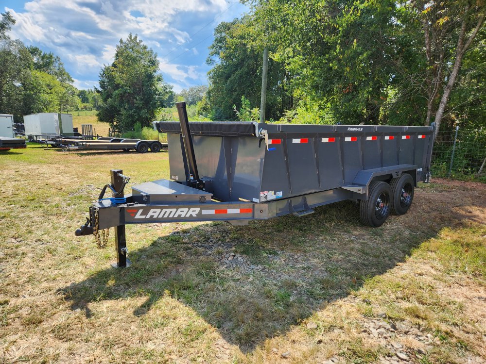 2026 Lamar 7X16 16K Telescopic Dump w/ 36" Sides