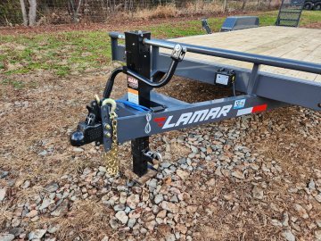 2026 Lamar 83X22 14K Equipment Hauler w/ Stand-Up Ramps
