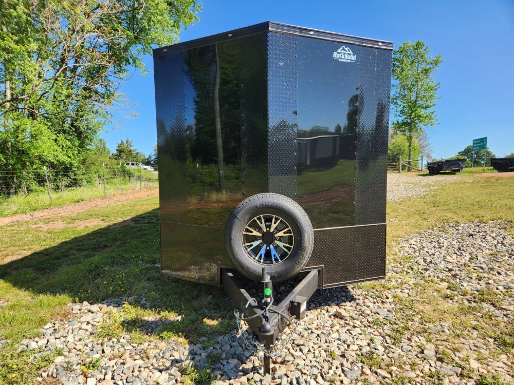 2026 Rock Solid 8.5x28 14k Enclosed w/ Blackout Special Package, (.080) Polycore Metal Upgrade, Semi