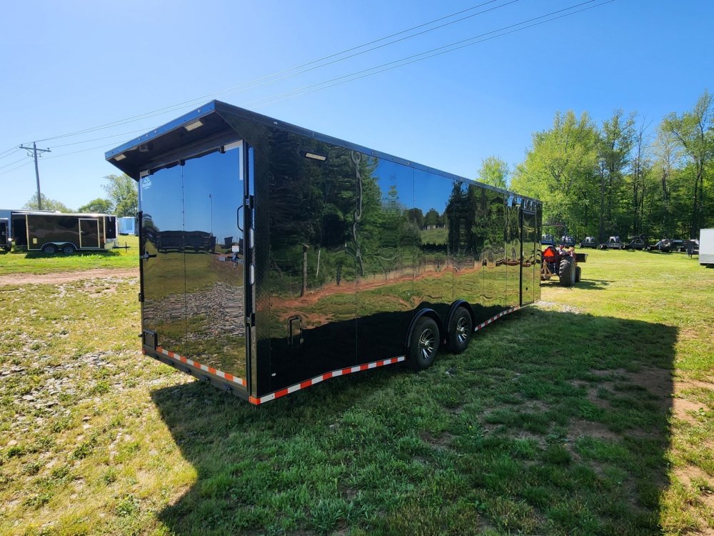 2026 Rock Solid 8.5x28 14k Enclosed w/ Blackout Special Package, (.080) Polycore Metal Upgrade, Semi
