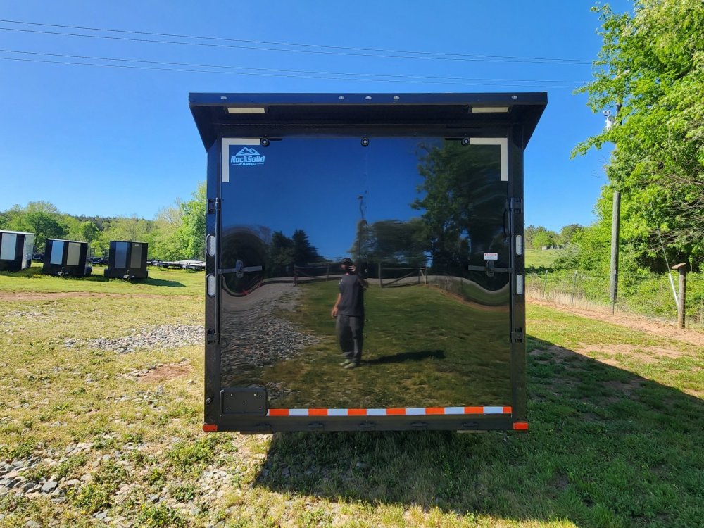 2026 Rock Solid 8.5x28 14k Enclosed w/ Blackout Special Package, (.080) Polycore Metal Upgrade, Semi