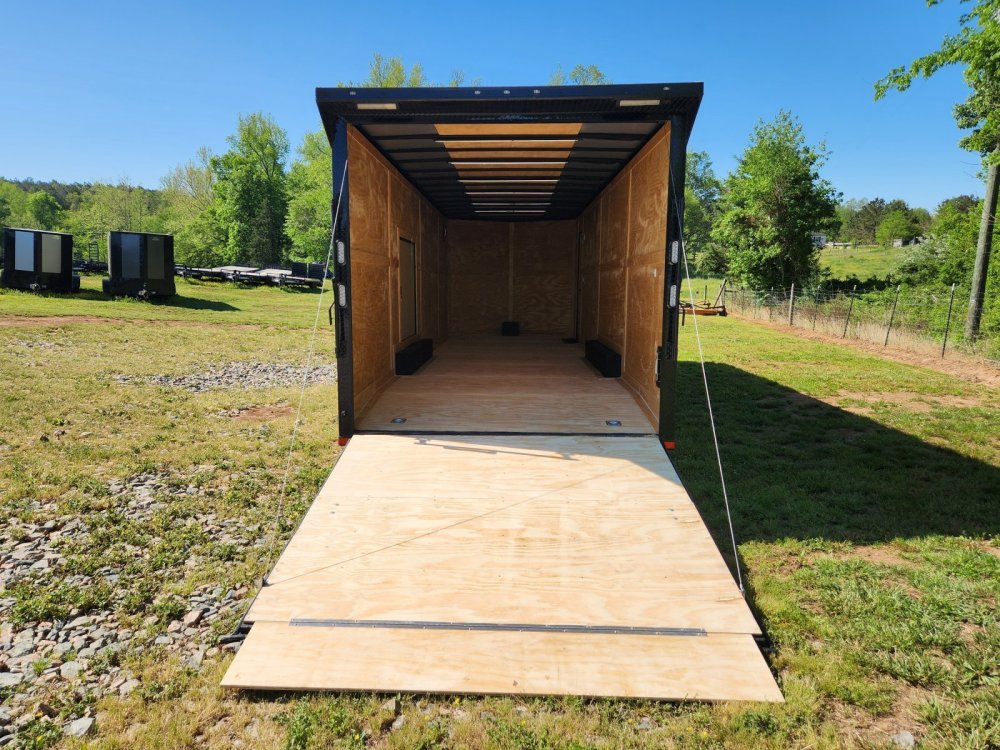 2026 Rock Solid 8.5x28 14k Enclosed w/ Blackout Special Package, (.080) Polycore Metal Upgrade, Semi