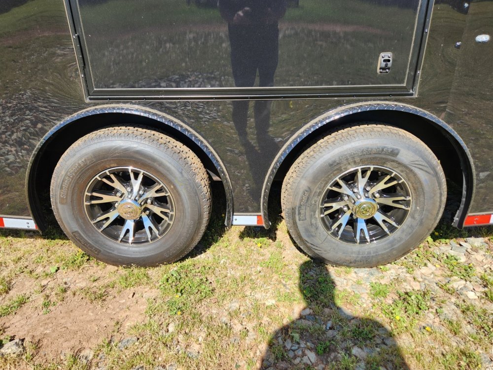 2026 Rock Solid 8.5x28 14k Enclosed w/ Blackout Special Package, (.080) Polycore Metal Upgrade, Semi