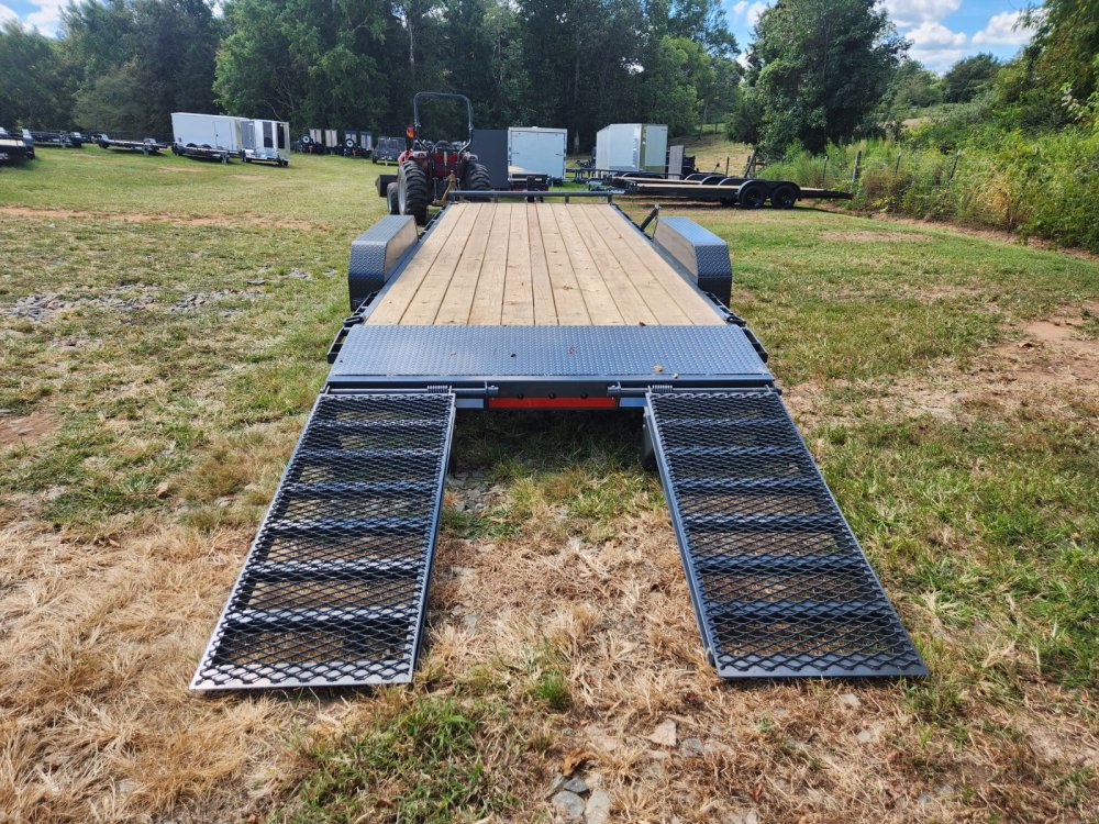 2026 Lamar 83X22 14K Equipment Hauler w/ Stand-Up Ramps