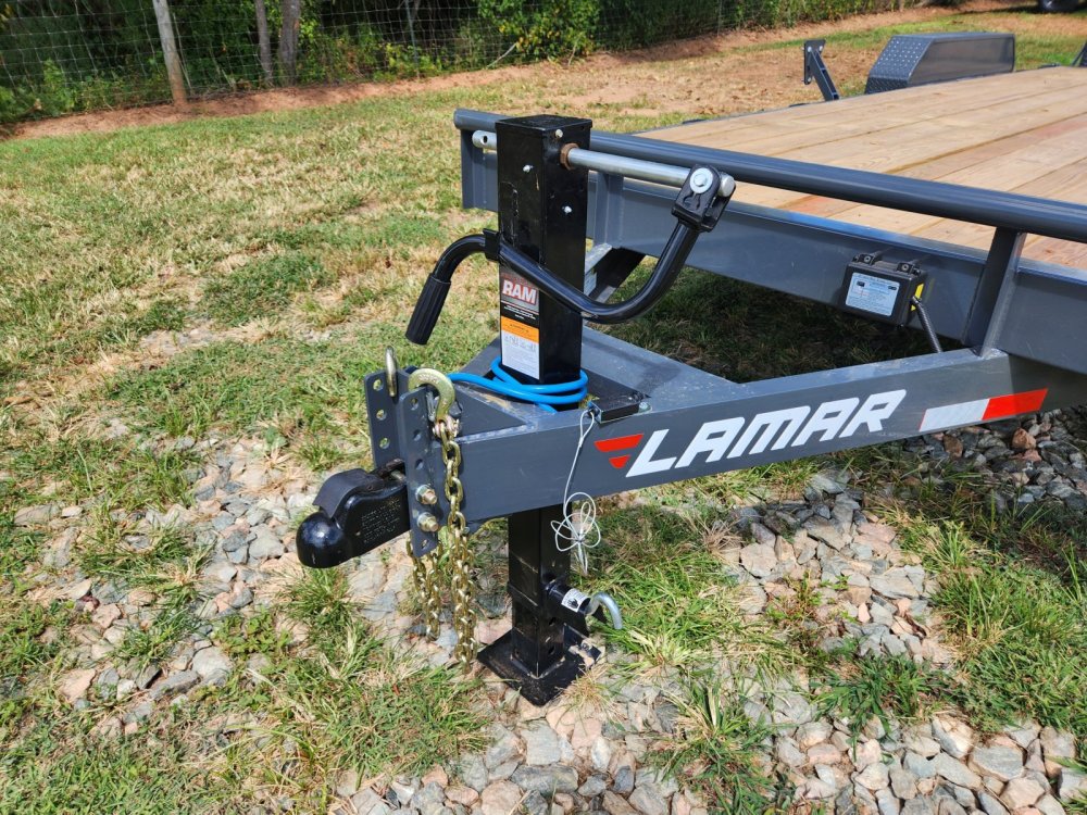 2026 Lamar 83X22 14K Equipment Hauler w/ Stand-Up Ramps