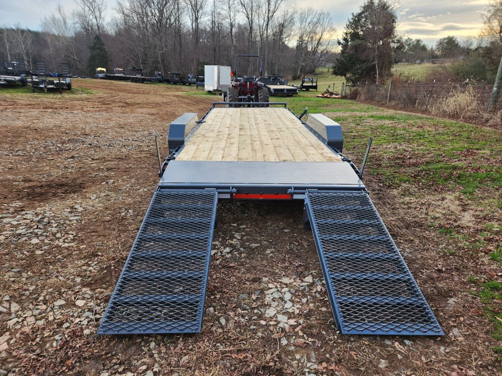 2026 Lamar 83X22 14K Equipment Hauler w/ Stand-Up Ramps