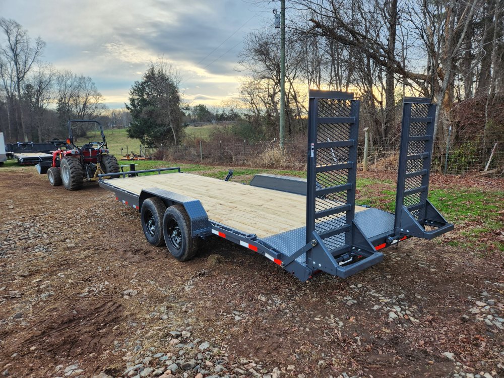 2026 Lamar 83X22 14K Equipment Hauler w/ Stand-Up Ramps