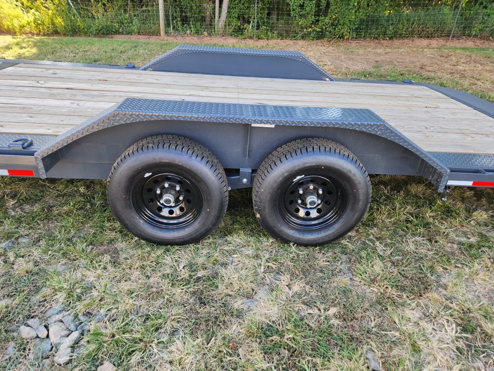 2025 Lamar Trailers 102X24 10k Car Hauler w/ Drive Over Fenders, Toolbox, Winch Plate and Rear Suppo