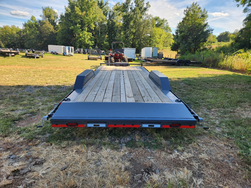 2025 Lamar Trailers 102X24 10k Car Hauler w/ Drive Over Fenders, Toolbox, Winch Plate and Rear Suppo