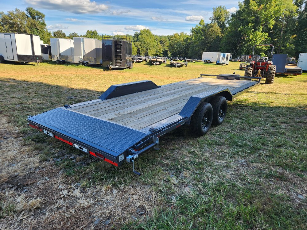 2025 Lamar Trailers 102X24 10k Car Hauler w/ Drive Over Fenders, Toolbox, Winch Plate and Rear Suppo