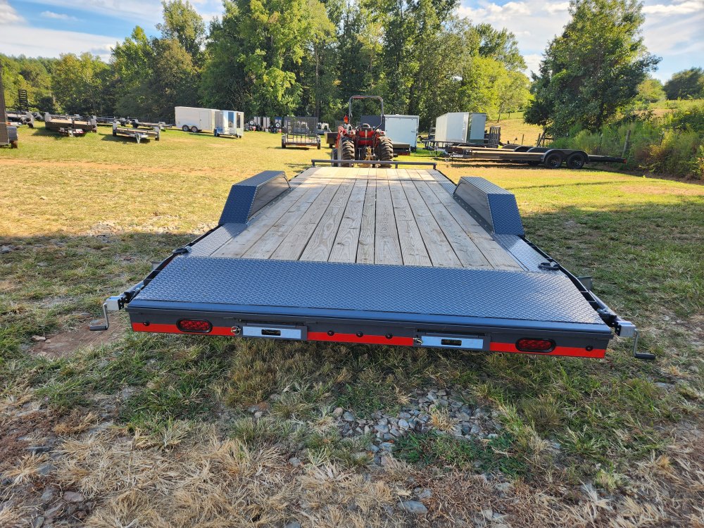 2025 Lamar Trailers 102X24 10k Car Hauler w/ Drive Over Fenders and Rear Support Stands