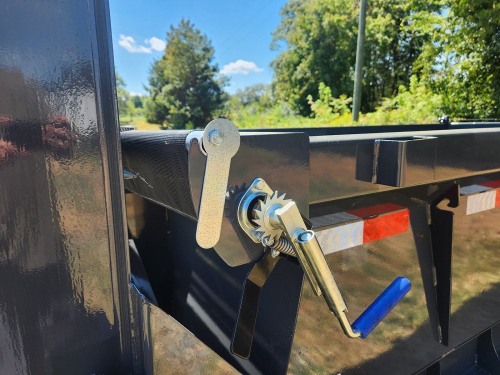 2026 Lamar 7x14 16k Gooseneck Dump w/ Spare Tire and 24" Sides