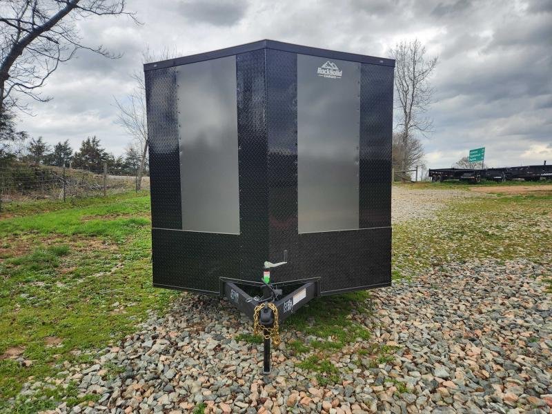2026 Rock Solid Cargo 8.5x16 10k Enclosed w/ Blackout Special Package, 7' Interior Height, Semi-Scre