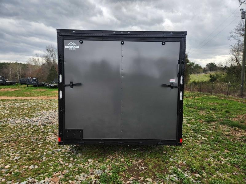 2026 Rock Solid Cargo 8.5x16 10k Enclosed w/ Blackout Special Package, 7' Interior Height, Semi-Scre