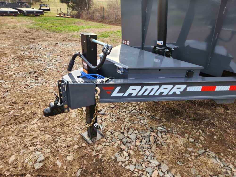2027 Lamar 7x14 14k Telescopic Dump w/ 36" Sides