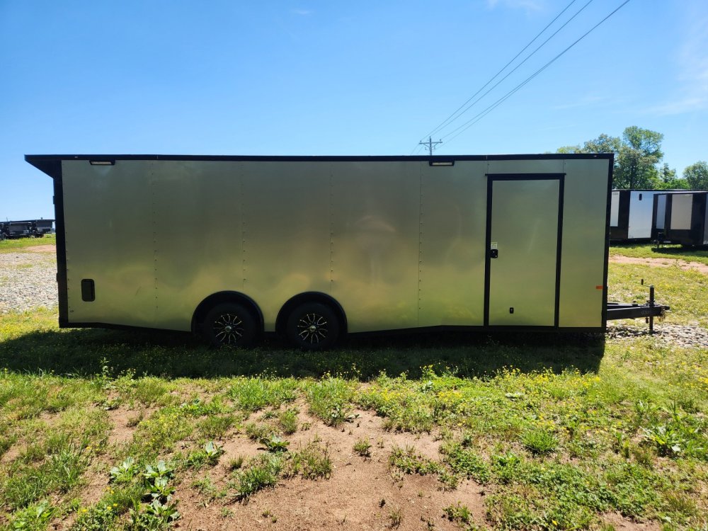 2026 Rock Solid Cargo 8.5x24 10k Enclosed w/ Escape Door, Blackout Special, .080 Polycore Upgrade, S