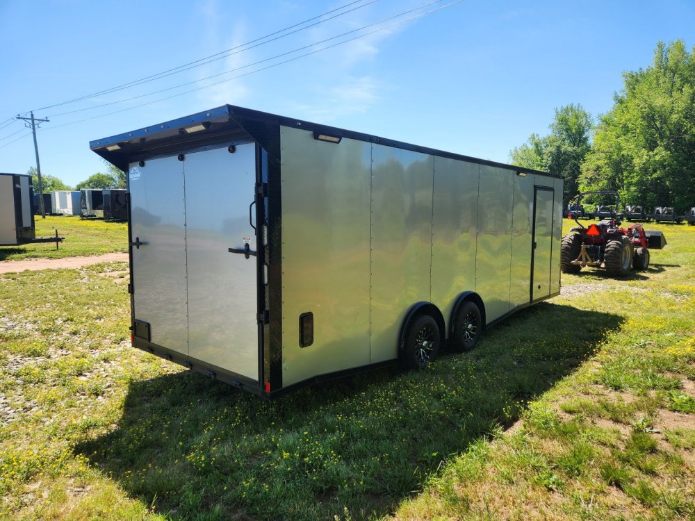 2026 Rock Solid Cargo 8.5x24 10k Enclosed w/ Escape Door, Blackout Special, .080 Polycore Upgrade, S