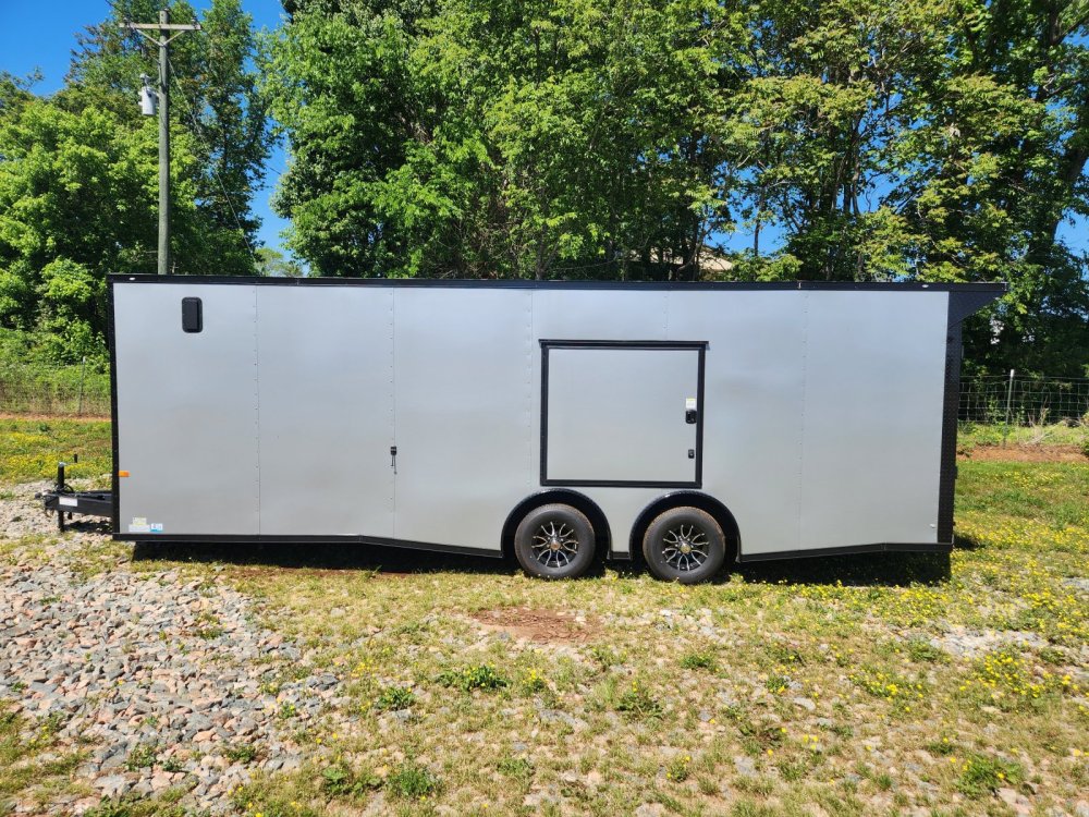 2026 Rock Solid Cargo 8.5x24 10k Enclosed w/ Escape Door, Blackout Special, .080 Polycore Upgrade, S