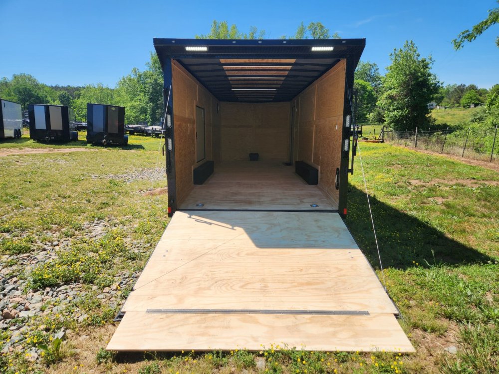 2026 Rock Solid Cargo 8.5x24 10k Enclosed w/ Escape Door, Blackout Special, .080 Polycore Upgrade, S