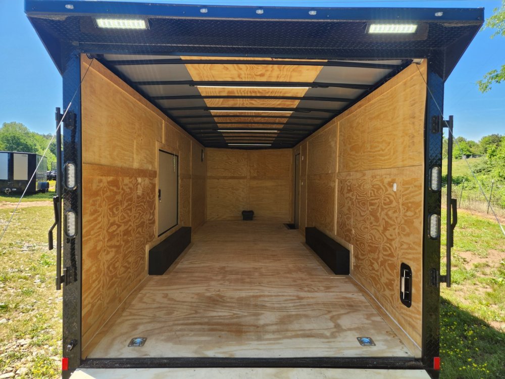 2026 Rock Solid Cargo 8.5x24 10k Enclosed w/ Escape Door, Blackout Special, .080 Polycore Upgrade, S