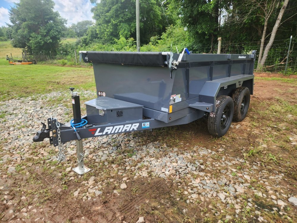 2026 Lamar 5x10 7k Dump w/ Spreader Gate and 24" Sides