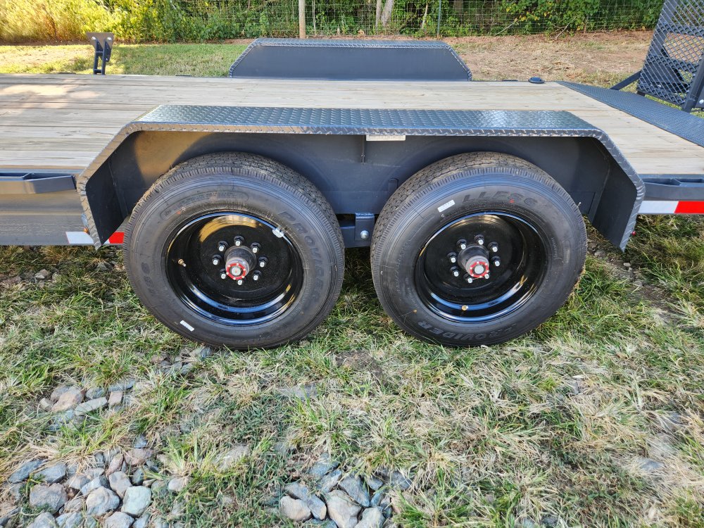 2025 Lamar 83x18 16k Equipment Hauler w/ Toolbox and Stand-Up Ramps