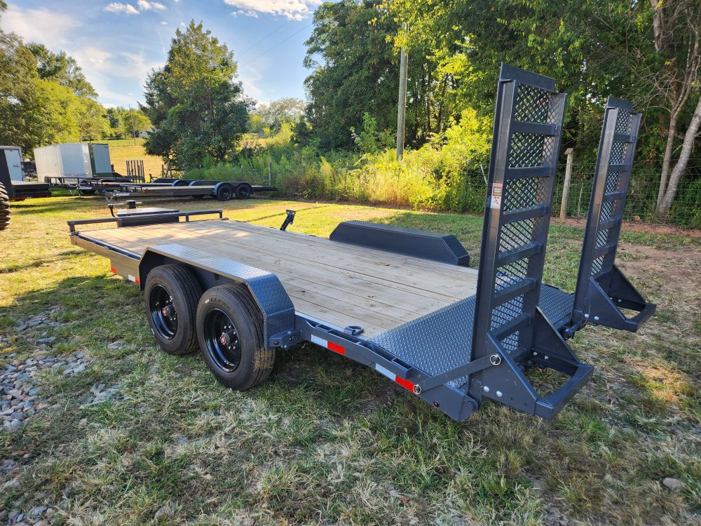 2025 Lamar 83x18 16k Equipment Hauler w/ Toolbox and Stand-Up Ramps