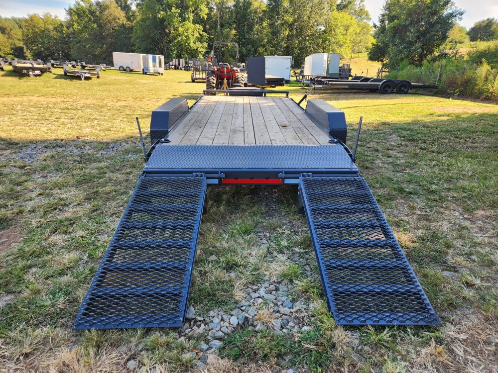 2025 Lamar 83x18 16k Equipment Hauler w/ Toolbox and Stand-Up Ramps