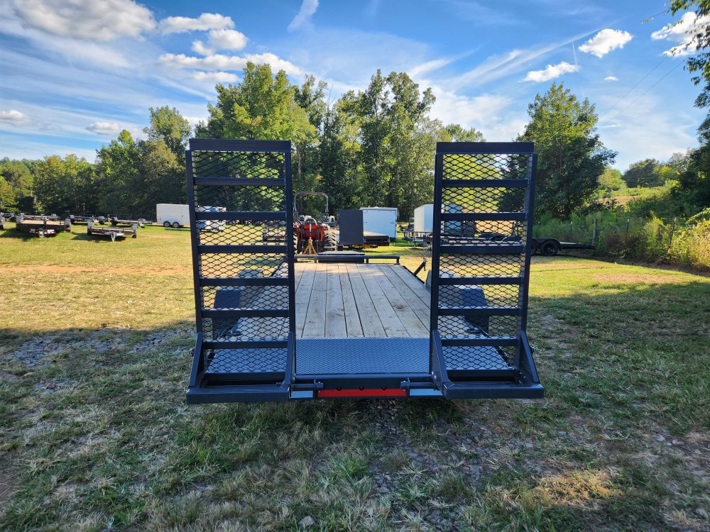 2025 Lamar 83x18 16k Equipment Hauler w/ Toolbox and Stand-Up Ramps