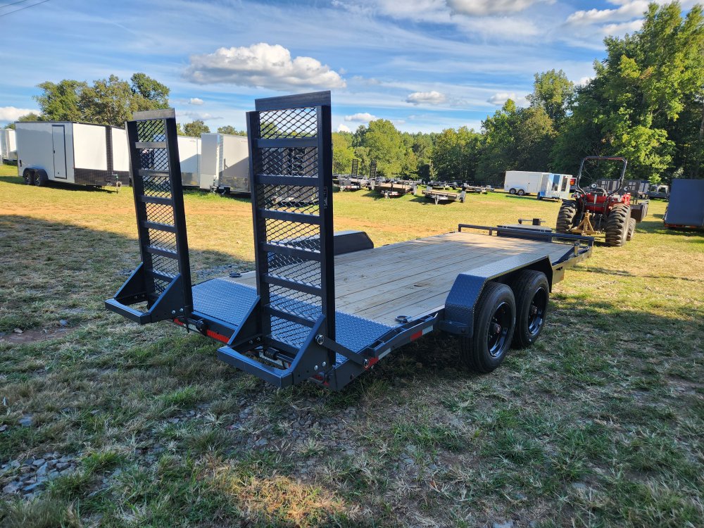 2025 Lamar 83x18 16k Equipment Hauler w/ Toolbox and Stand-Up Ramps