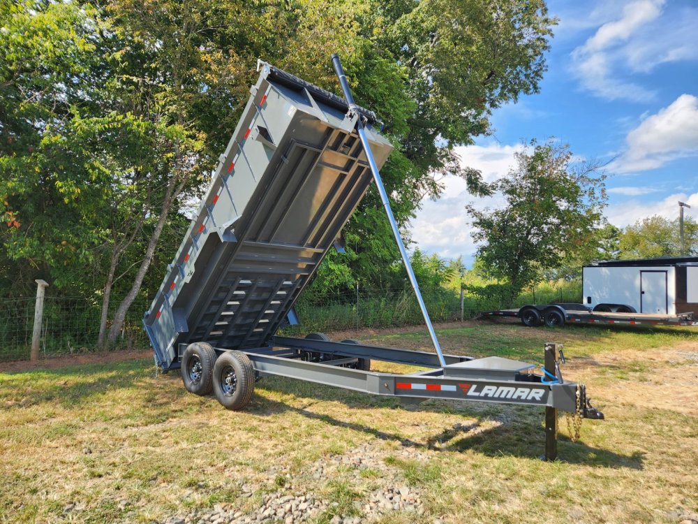2026 Lamar 7X16 14K Telescopic Dump w/ 36" Sides