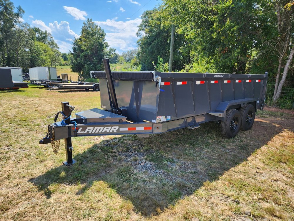 2026 Lamar 7X16 14K Telescopic Dump w/ 36" Sides