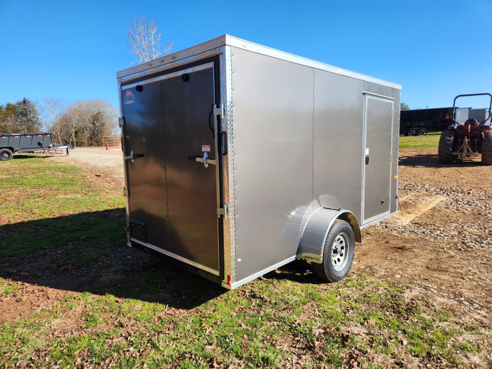 2027 Rock Solid Cargo 6X12 Single Axle Enclosed w/ Polycore Metal And Semi-Screwless Upgrade