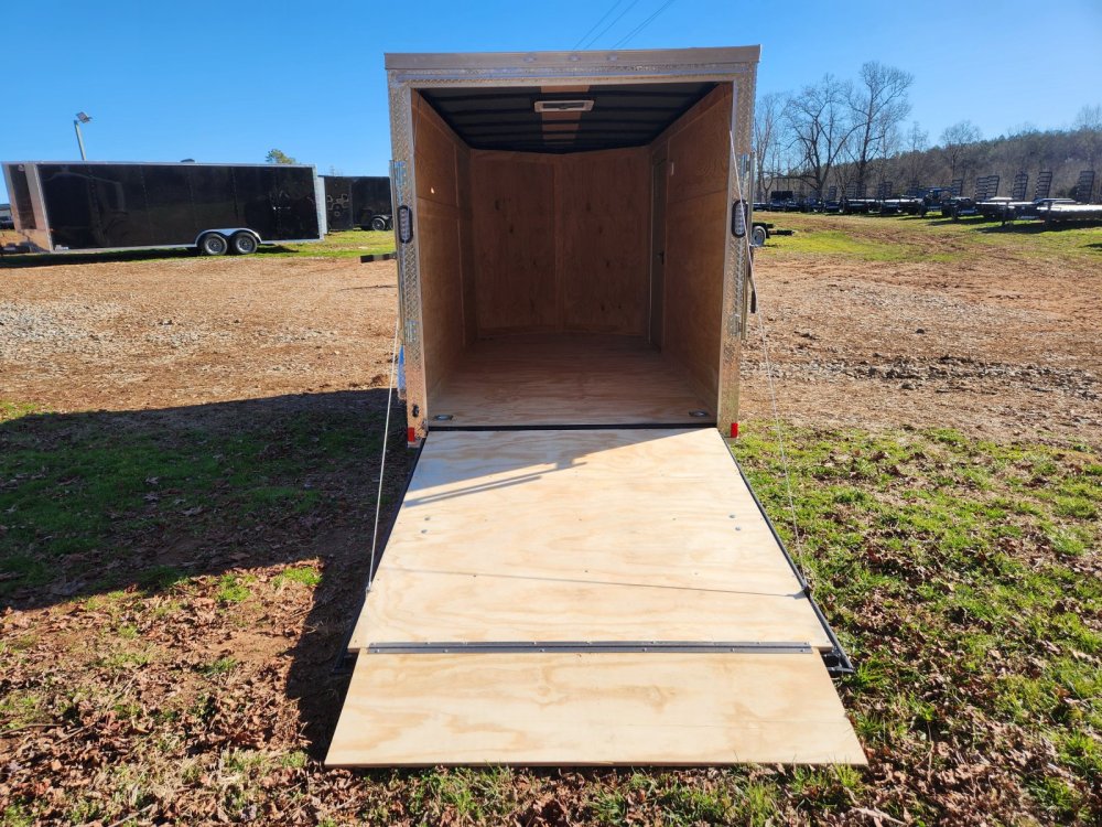2027 Rock Solid Cargo 6X12 Single Axle Enclosed w/ Polycore Metal And Semi-Screwless Upgrade